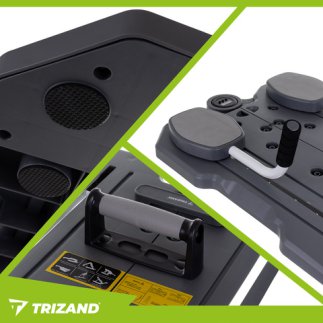 Trizand Πολυλειτουργικός Πίνακας Άσκησης Πιλάτες με Οθόνη LCD και Αξεσουάρ για Εκπαίδευση στο Σπίτι 26343