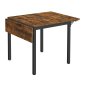 Μεταλλικό Επεκτεινόμενο Τραπέζι 120 x 78 x 76.2 cm VASAGLE KDT077B01