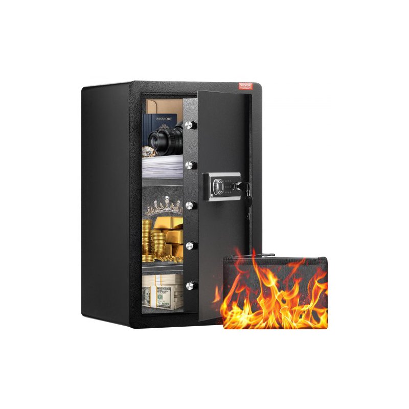VEVOR Χρηματοκιβώτιο 3.5 cu.ft με Κλειδαριά, Κωδικό & Δακτυλικό Αποτύπωμα Μαύρο DMBXXLS3139C2FQ89V9 VEVOR Χρηματοκιβώτιο 3.5 cu.ft με Κλειδαριά, Κωδικό & Δακτυλικό Αποτύπωμα Μαύρο DMBXXLS3139C2FQ89V9