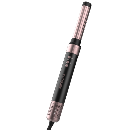 Airwrap Ψαλίδι Μαλλιών με Τεχνολογία Coanda Bamba CeramicCare 2in1 AirGlam - Μαύρο CEC-00244 Cecotec
