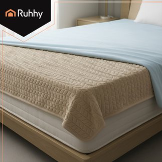 Ruhhy Ηλεκτρική Κουβέρτα 180x130 cm με 10 Ρυθμίσεις Θερμοκρασίας και Τηλεχειριστήριο 26224