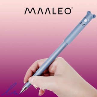 Maaleo Σετ 4 Στυλό με σχέδιο Χαρούμενα Ζωάκια 18918
