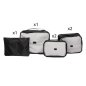 5FIVE Simply smart Σετ 6 τμχ Οργανωτών Ταξιδιού Μαύρο 209360-Black