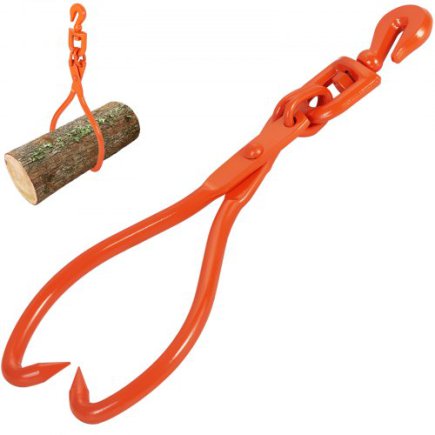 Τσιμπίδα Ξυλείας VEVOR 18" με 2 Δόντια, 350 kg Φορτίο  YMQZQ18YC2ZK618WUV0