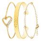So Charm Σετ 3 Βραχιόλια διακοσμημένα με Κρύσταλλα Swarovski, Χρυσό BS040D+B2500D+B2371D So Charm Σετ 3 Βραχιόλια διακοσμημένα με Κρύσταλλα Swarovski, Χρυσό BS040D+B2500D+B2371D
