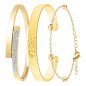 So Charm Σετ 3 Βραχιόλια διακοσμημένα με Κρύσταλλα Swarovski, Χρυσό BS2532+B2500+B2371-D So Charm Σετ 3 Βραχιόλια διακοσμημένα με Κρύσταλλα Swarovski, Χρυσό BS2532+B2500+B2371-D