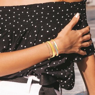 So Charm Σετ 3 Βραχιόλια διακοσμημένα με Κρύσταλλα Swarovski, Χρυσό BS2532+B2500+B2371-D
