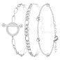 So Charm Σετ 3 Βραχιόλια διακοσμημένα με Κρύσταλλα Swarovski, Ασημί BS3158+B2384+B2371-A