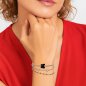 So Charm Σετ 3 Βραχιόλια διακοσμημένα με Κρύσταλλα Swarovski, Ασημί BS4386+B2381N+B2371A