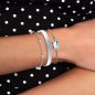 So Charm Σετ 3 Βραχιόλια διακοσμημένα με Κρύσταλλα Swarovski, Ασημί BS4392+B2500+B2371-A