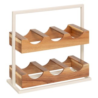 5FIVE Simply smart Ξύλινη Καβα για 6 Μπουκάλια 36x15x35 cm από Ακακία 190137