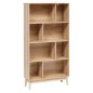 5FIVE Simply smart Ξύλινη Βιβλιοθήκη "Abana" 80x30x160 cm με Ασσύμετρες Θέσεις 193656