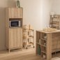 5FIVE Simply smart Ξύλινη Βιβλιοθήκη "Abana" 80x30x160 cm με Ασσύμετρες Θέσεις 193656