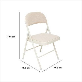 5FIVE Simply smart Καρέκλα Flexy Plus σε Μπεζ Ματ Ύφασμα 193555A