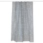 5FIVE Simply smart Υφασμάτινη Κουρτίνα Μπάνιου 100% Polyester Χακί με Λευκές Λεπτομέρειες και Αδιάβροχη Επιφάνεια 213302