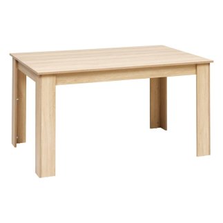 5FIVE Simply smart Τραπεζαρία για 6 Άτομα "Abana" 140x90x75,5 εκ. Ανοιχτόχρωμο Ξύλο 193696