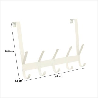 5FIVE Simply smart Επιτοίχια Κρεμάστρα "Patère Liny" 40cm με 10 Άγκιστρα 209383