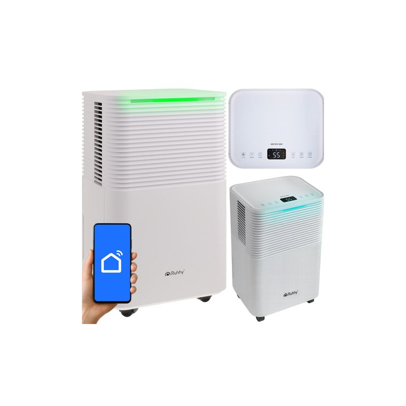 Ruhhy Αφυγραντήρας DRYZIX με WiFi & Χωρητικότητα 12L/24h 26498
