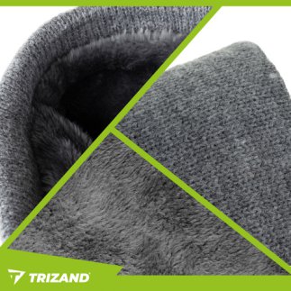 Trizand Κασκόλ Ανδρικό Μαύρο Μονό Μέγεθος 30x24 εκ. 20674