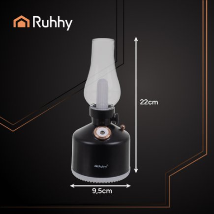 Ruhhy Συσκευή Αρωματοθεραπείας 280ml με Φωτιστικό LED USB και Χρονοδιακόπτη 22x9.5 εκ. 26454