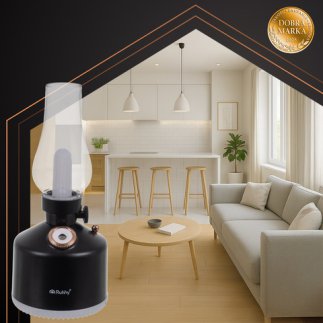 Ruhhy Συσκευή Αρωματοθεραπείας 280ml με Φωτιστικό LED USB και Χρονοδιακόπτη 22x9.5 εκ. 26454