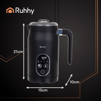 Ruhhy Ηλεκτρική Συσκευή για Αφρόγαλο με LED Οθόνη, 21 x 15 x 10 cm 26649
