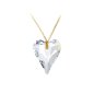 So Charm Κολιέ Καρδιά με Κρύσταλλο Swarovski, Ασημί BS007-SN054-DORE-CRY