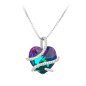 So Charm Κολιέ Διακοσμημένο με Κρύσταλλα Swarovski, Ασημί BS1409-HELI