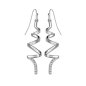 So Charm Σκουλαρίκια διακοσμημένα με Κρύσταλλα Swarovski, Ασημί BS1549-ARGENT-BO