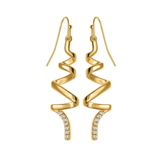 So Charm Σκουλαρίκια διακοσμημένα με Κρύσταλλα Swarovski, Χρυσό BS1549-DORE-BO