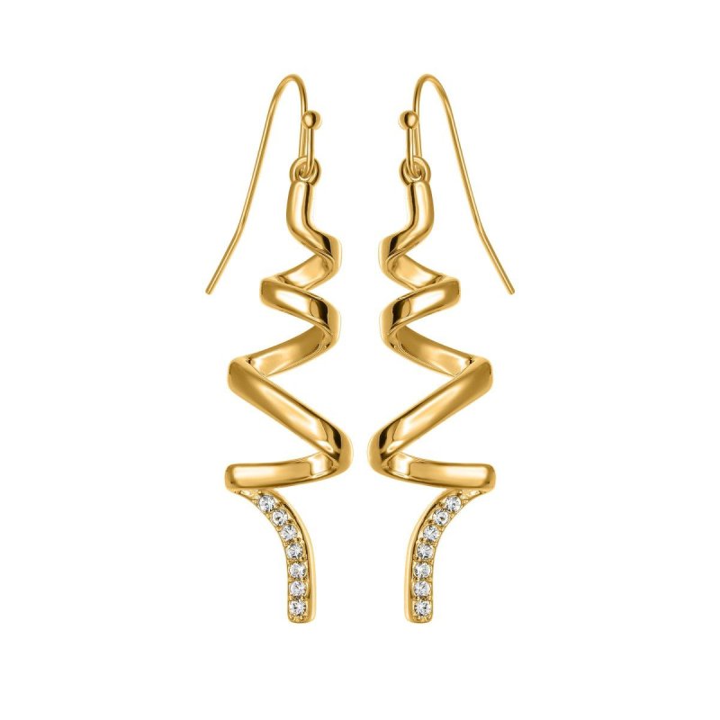 So Charm Σκουλαρίκια διακοσμημένα με Κρύσταλλα Swarovski, Χρυσό BS1549-DORE-BO