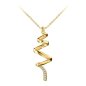 So Charm Κολιέ Διακοσμημένο με Κρύσταλλα Swarovski, Χρυσό BS1549-DORE-COLLIER
