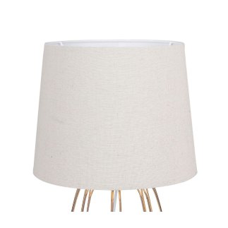 Ostaria Λάμπα Μεταλλική 'LucioLes' Μπεζ- Χρυσή H41cm -37536