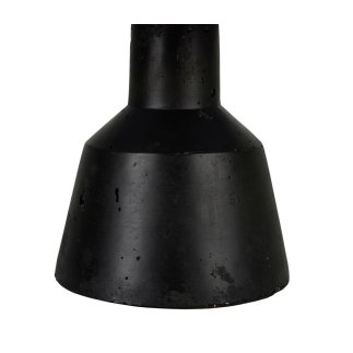 Ostaria Λάμπα Τσιμέντου Λινό 'Portland' Μαύρο Μπεζ H29.5cm -37531