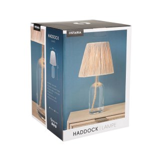 Ostaria Λάμπα γυάλινη με σχοινί Haddock h40 Φυσικό χρώμα -37515