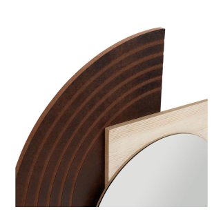Ostaria Καθρέφτης mdf Ξύλο Σύγχρονος Φυσικός -37059
