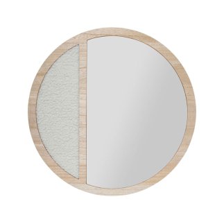 Ostaria Καθρέφτης mdf Sherpa 'Otawa' Φυσικός με Κράφτ Κουτί -36804