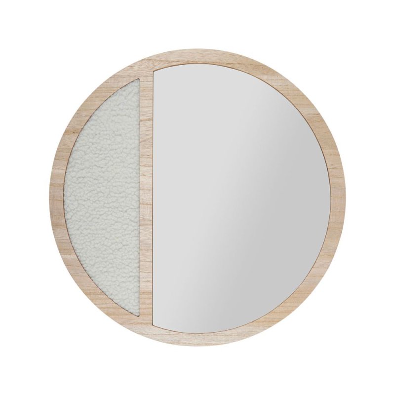 Ostaria Καθρέφτης mdf Sherpa 'Otawa' Φυσικός με Κράφτ Κουτί -36804 Ostaria Καθρέφτης mdf Sherpa 'Otawa' Φυσικός με Κράφτ Κουτί -36804