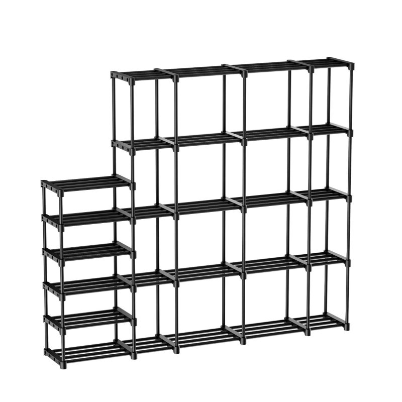 Μεταλλική Κρεμάστρα Ρυθμιζόμενη Keeper 6.0 80 x 150 x 30cm - Μαύρο 5903796013801 MarkAdler