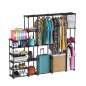 Μεταλλική Κρεμάστρα Ρυθμιζόμενη Keeper 6.0 80 x 150 x 30cm - Μαύρο 5903796013801 MarkAdler