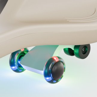 Tulano Παιδικό Ποδοκίνητο Όχημα LED FOCUS 35 με τιμόνι 360° Μπεζ 5903796019674