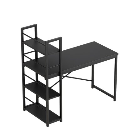 MarkAdler Βιβλιοθήκη Leader 4.0 με Διαστάσεις 80x40x180 εκ. Μαύρη 5903796016314