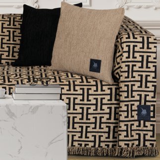 GREENWICH POLO CLUB Ριχτάρι Essential 180x250 3932 Μπεζ, Μαύρο 206182503932