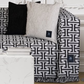 GREENWICH POLO CLUB Ριχτάρι Essential 180x250 - Μαύρο, Γκρι 3933 206182503933
