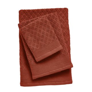 DAS HOME Σετ Πετσέτες 3τμχ Best 0685 Τερακότα 530708180685