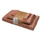 DAS HOME Σετ Πετσέτες 3τεμαχίων Best 0654 Τερακότα 530708180654
