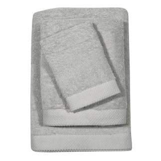 DAS HOME Σετ Πετσέτες 3 Τεμαχίων Best 0657 Γκρι Ανοιχτό 530708180657