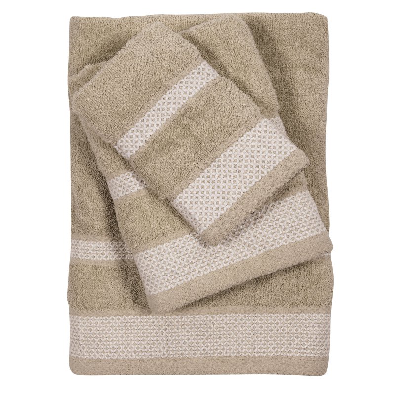 DAS HOME Σετ Πετσέτες 3 Τεμαχίων Best 0649 Γκρι 530708180649