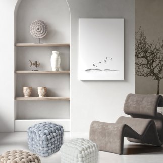 DAS HOME Διακοσμητικό Πουφ 43x43x40 σε Γκρι Απόχρωση 533743432272