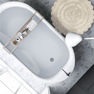 DAS HOME Ταπέτο Στρογγυλό Διάμετρος 60εκ. σε Απόχρωση Μπεζ 420760900633